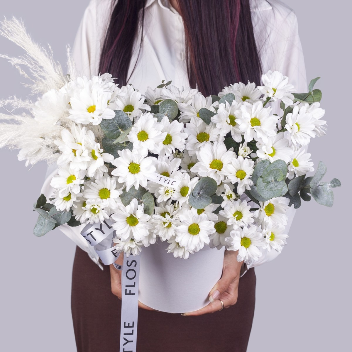 buket hrizantem v korobke 1-1